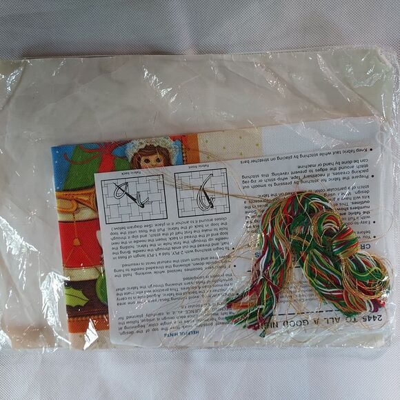 The Creative Circle "To All A Good Night" Vintage 1988 Cross Stitch Kit #2445 - Picture 6 of 6